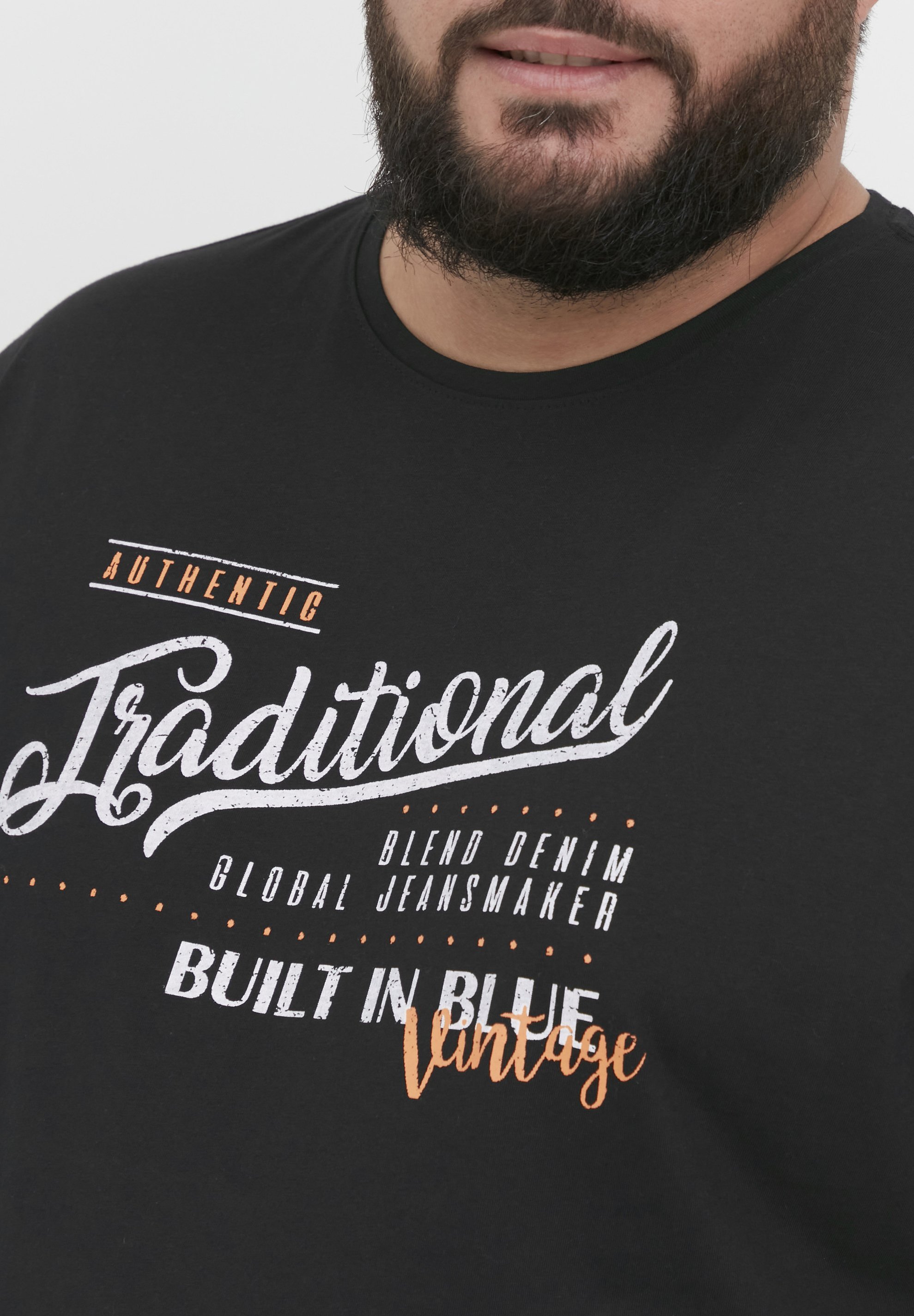 Blend BHBDOPPLER - T-shirt met print - zwart