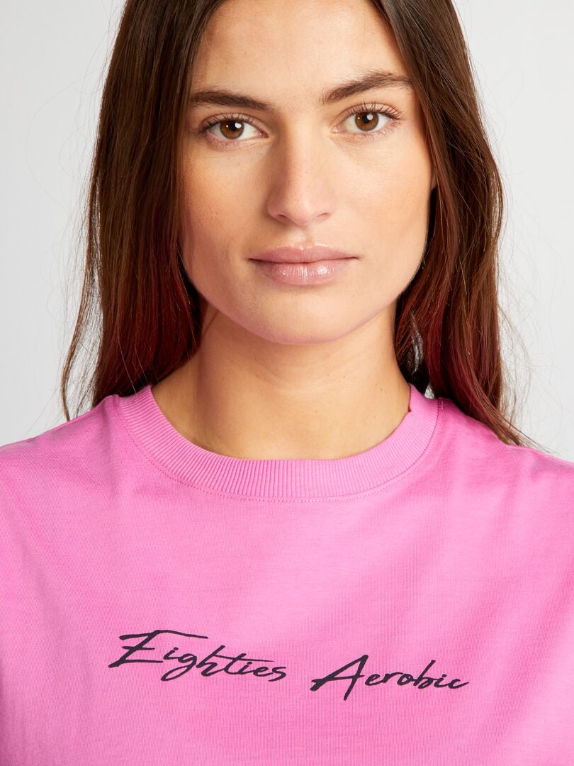 Camiseta sem mangas - ROSA