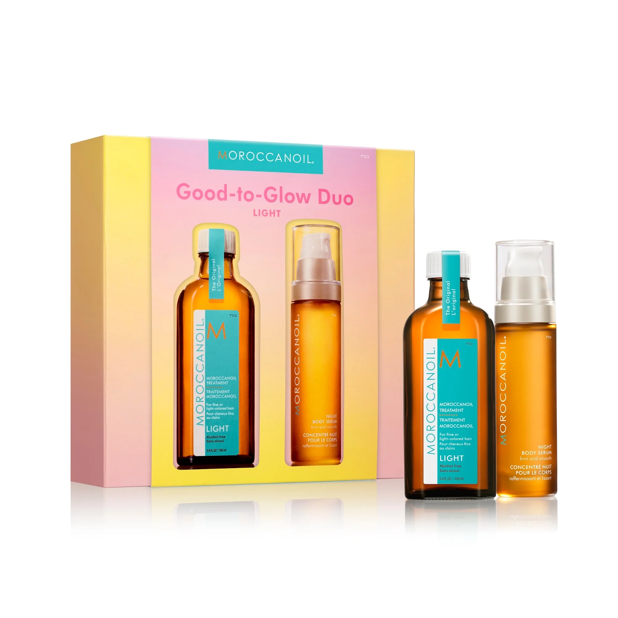 Treatment Good To Glow Duo - Light - Cofanetti per Capelli, Cofanetto Nutriente