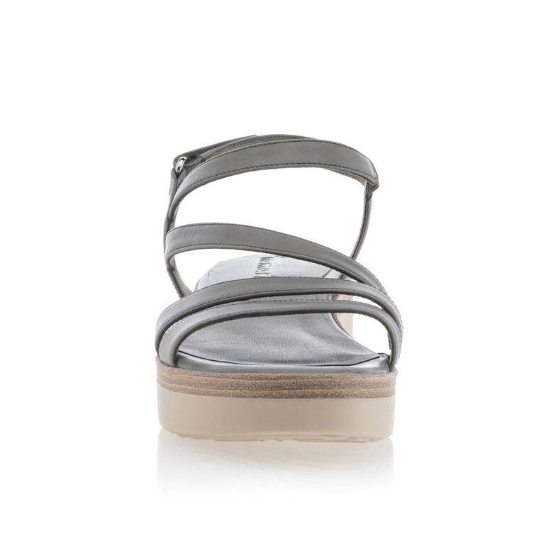 Grüne Damensandalen / Zehenfreie Schuhe