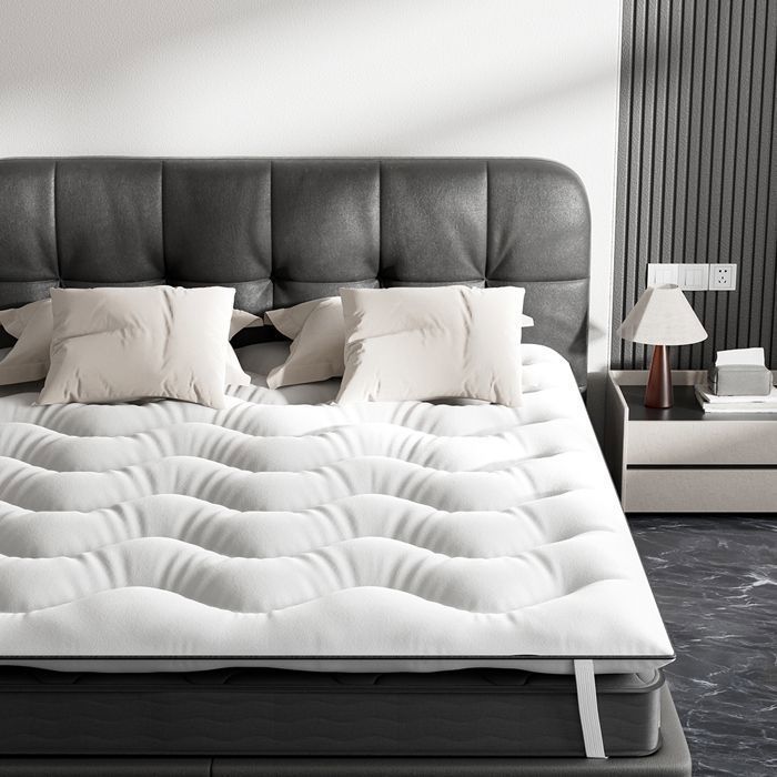 Mattress topper 160x200 cm, 4 cm thick, Frixovel Ergonomic Comfort, Soft, Machine Washable Cover