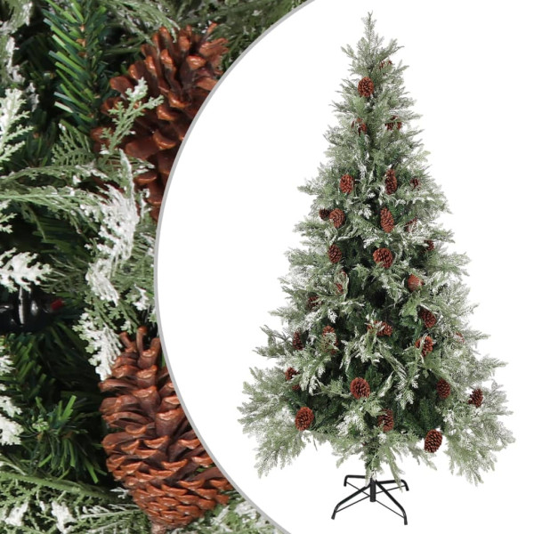 Choinka Zielony 225 x 120 cm vidaXL