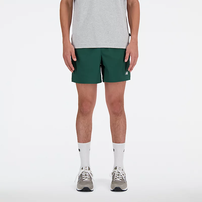 Męskie spodenki sportowe z elastycznej tkaniny 5 cali - NIGHTWATCH GREEN