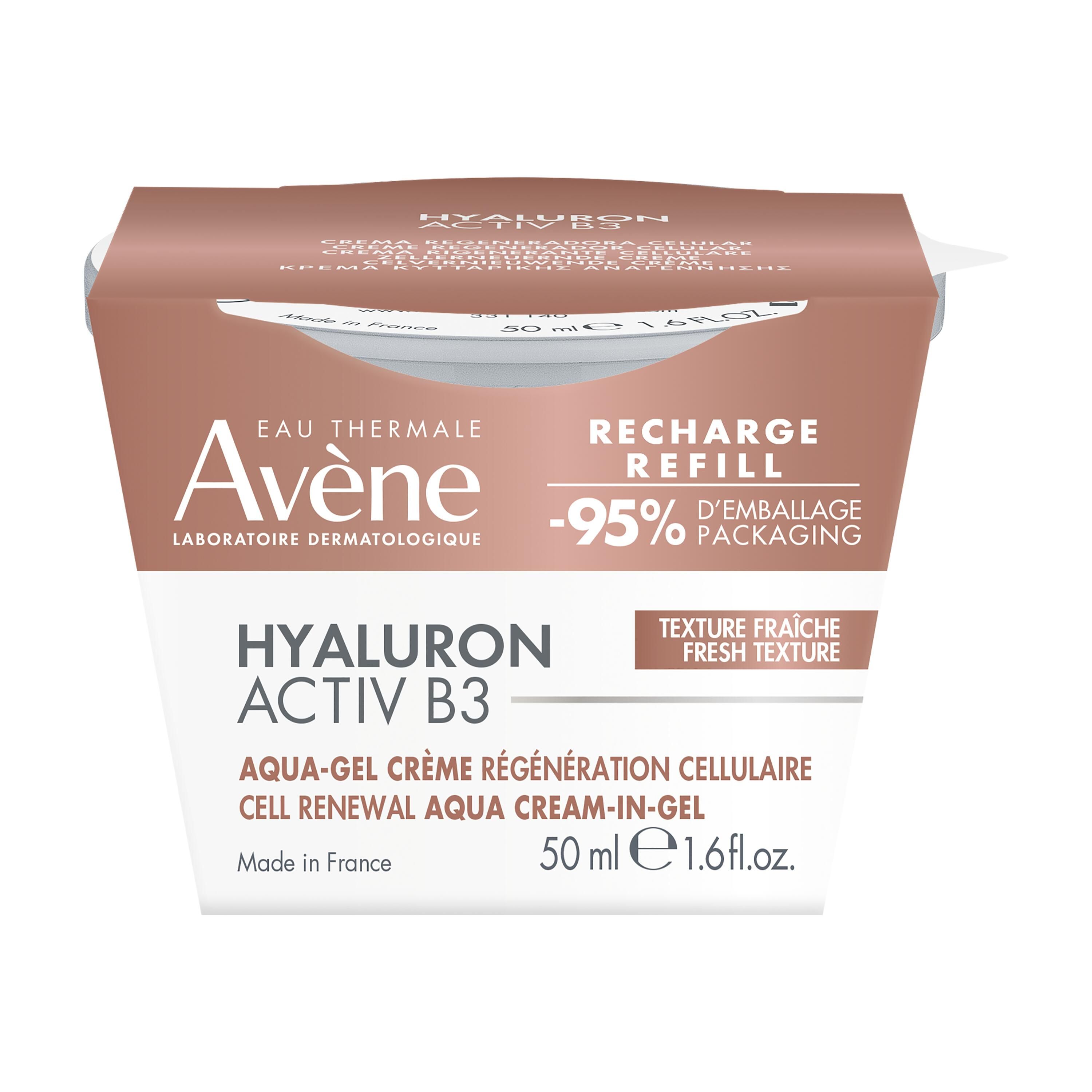 „Hyaluron Activ B3 Recharge Aqua“ gelinis kremas, ląstelių regeneracijai, nuo raukšlių ir senėjimo