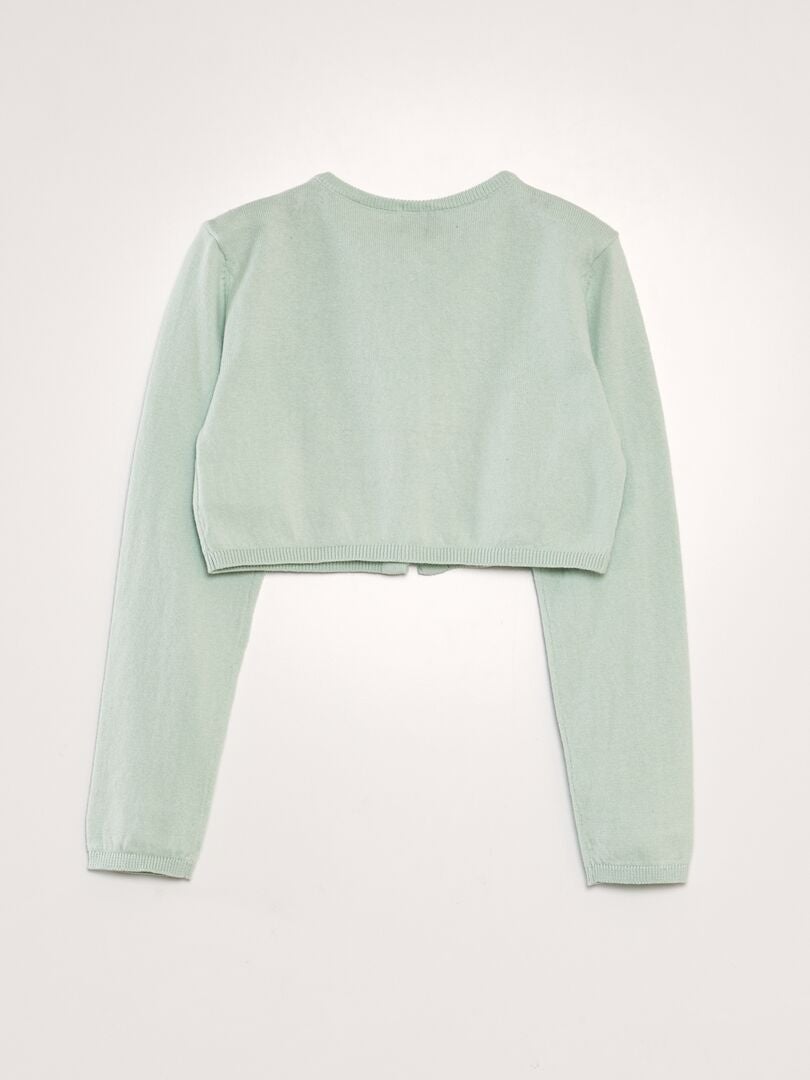 Bolero-achtig vest - blauw