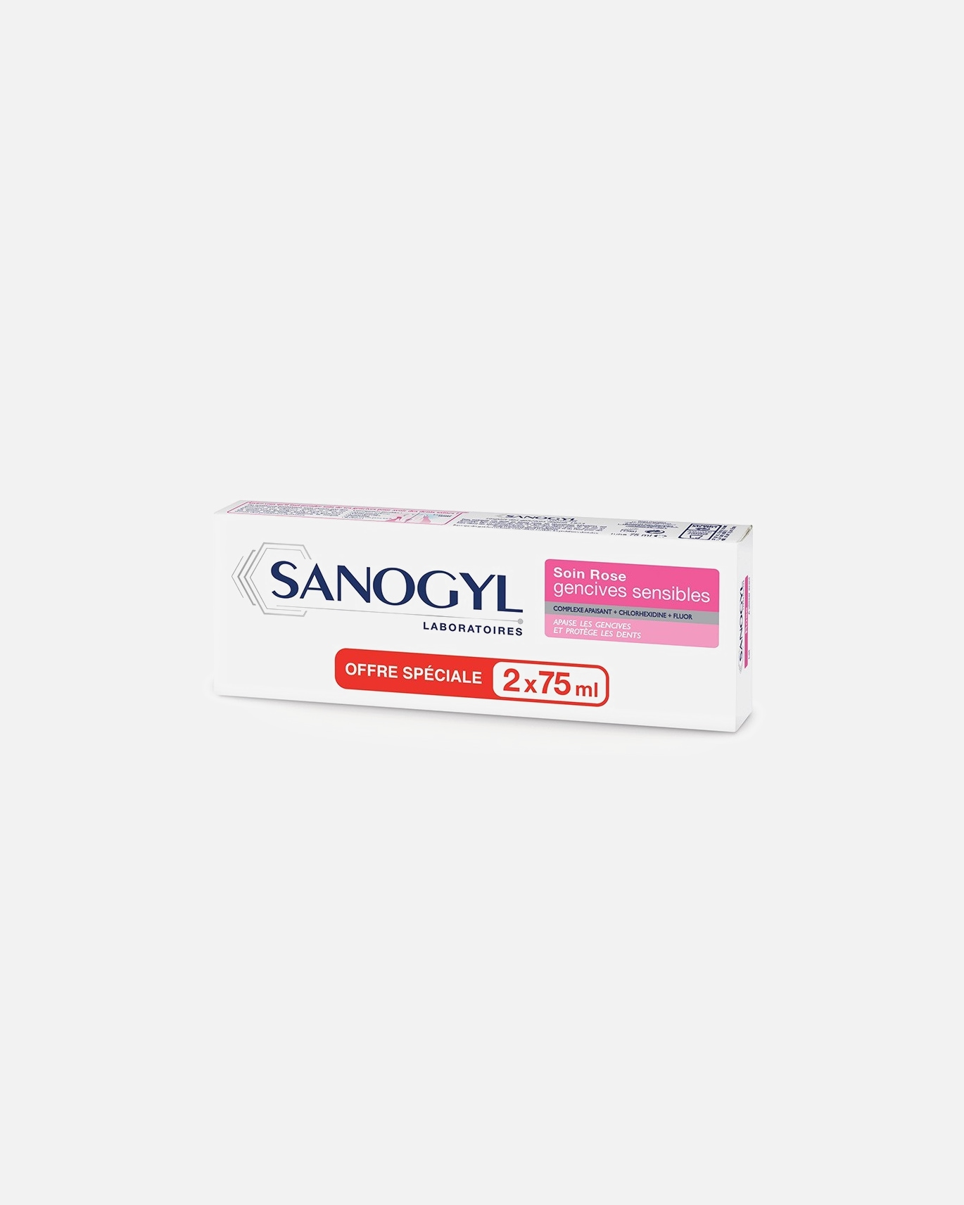 BOTOT ROSE 1500PPM - SOIN GENCIVES SENSIBLES 2x75ml