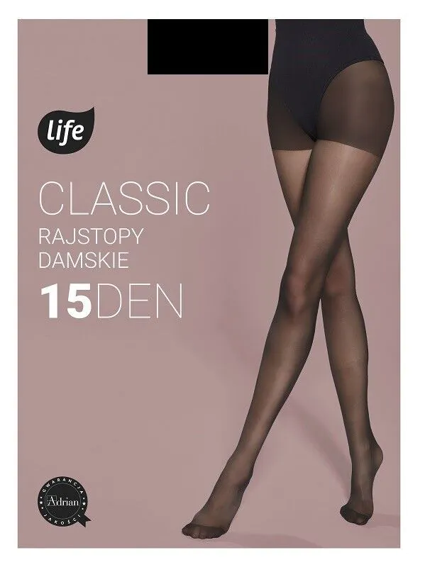 Life Rajstopy damskie 15 Den Nero Rozm.3