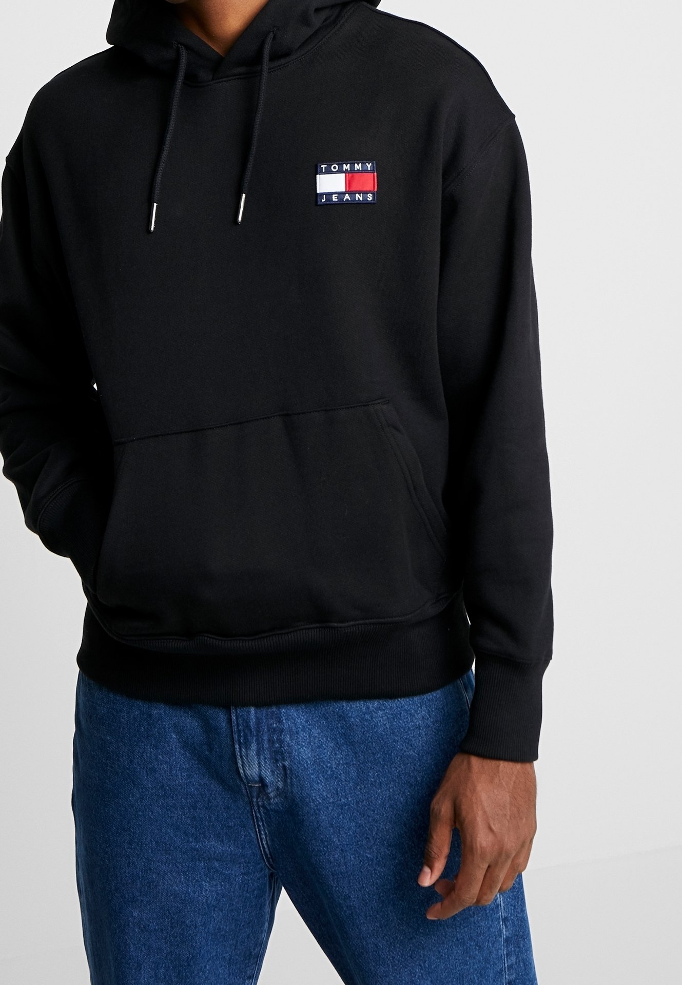 Felpa con cappuccio Tommy Jeans - nera
