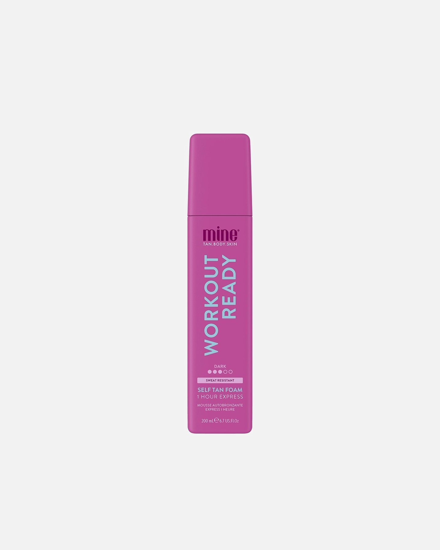 MineTan Zelfbruinende Kleurcollectie Workout Ready Foam - 200 ml