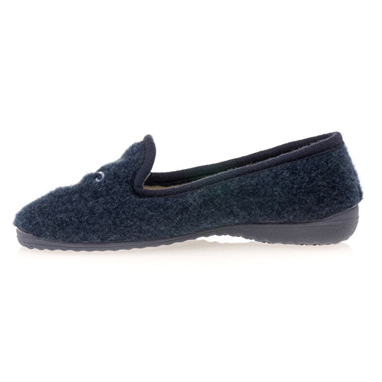 Pantoufles Femme Bleu