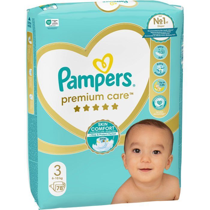 PAMPERS Premium Care vel. 3 (78 ks)