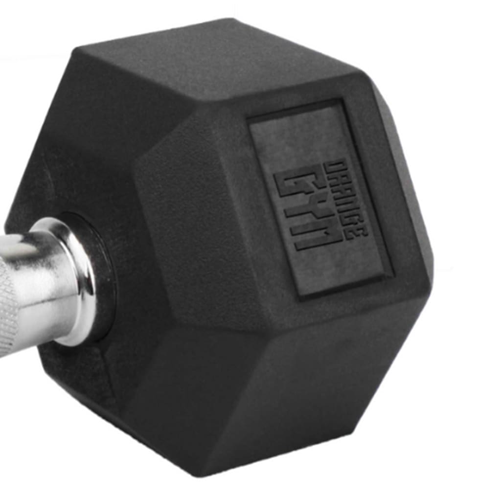 Haltère hexagonale Orange Gym de 12 kg
