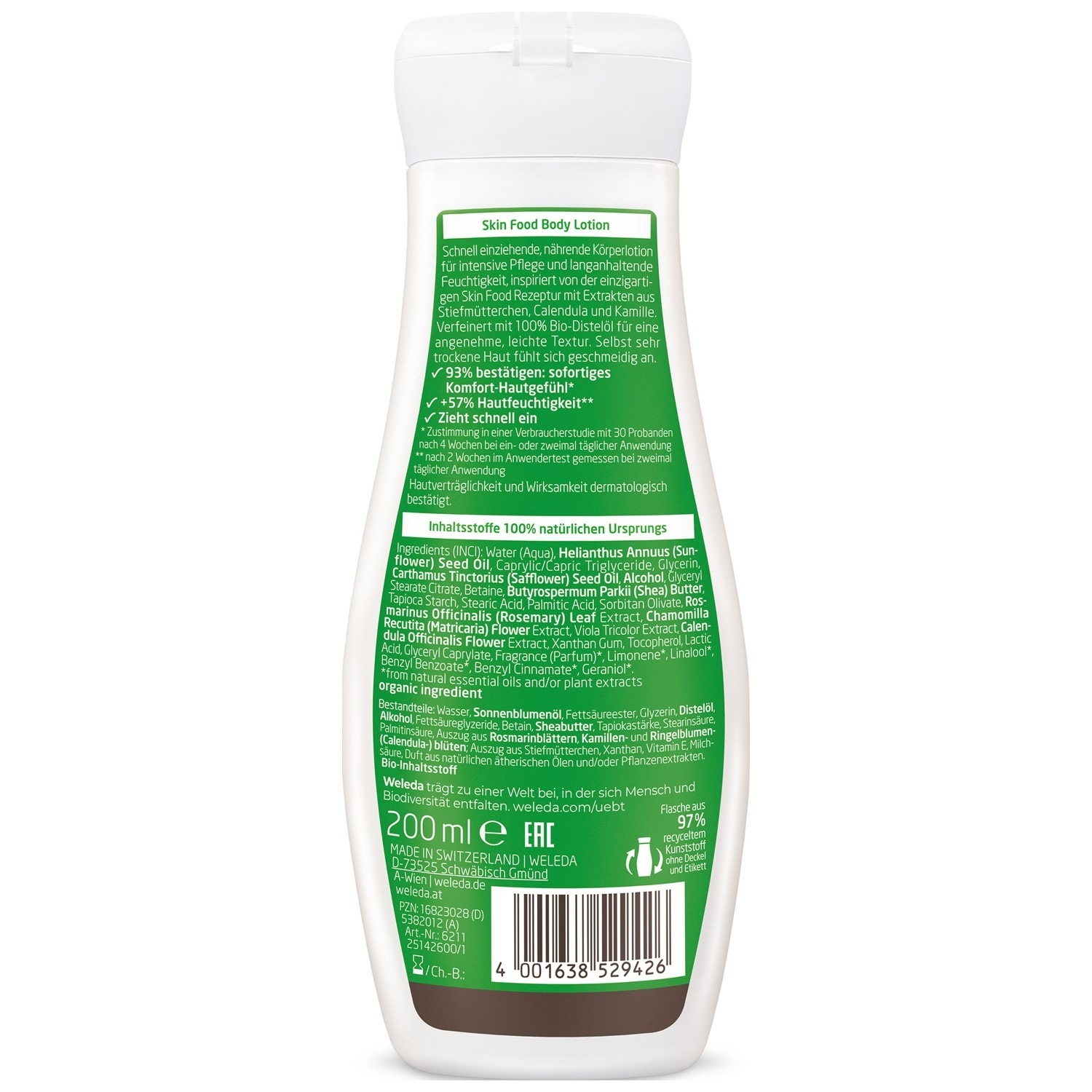 Weleda Telové mlieko Skin Food Intenzívna hydratácia - 200 ml