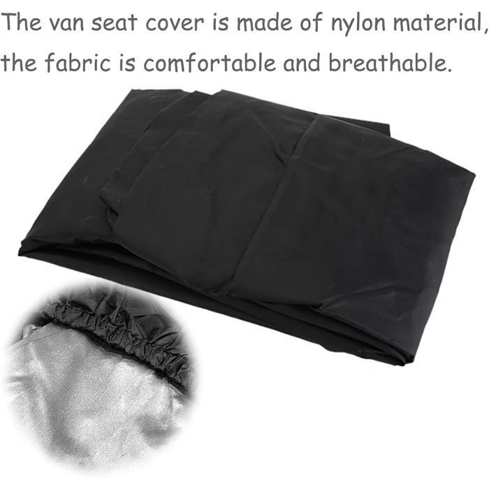 Juego de 2 fundas para asientos de coche, protector de asiento universal, impermeable, funda para asiento delantero con etiqueta.