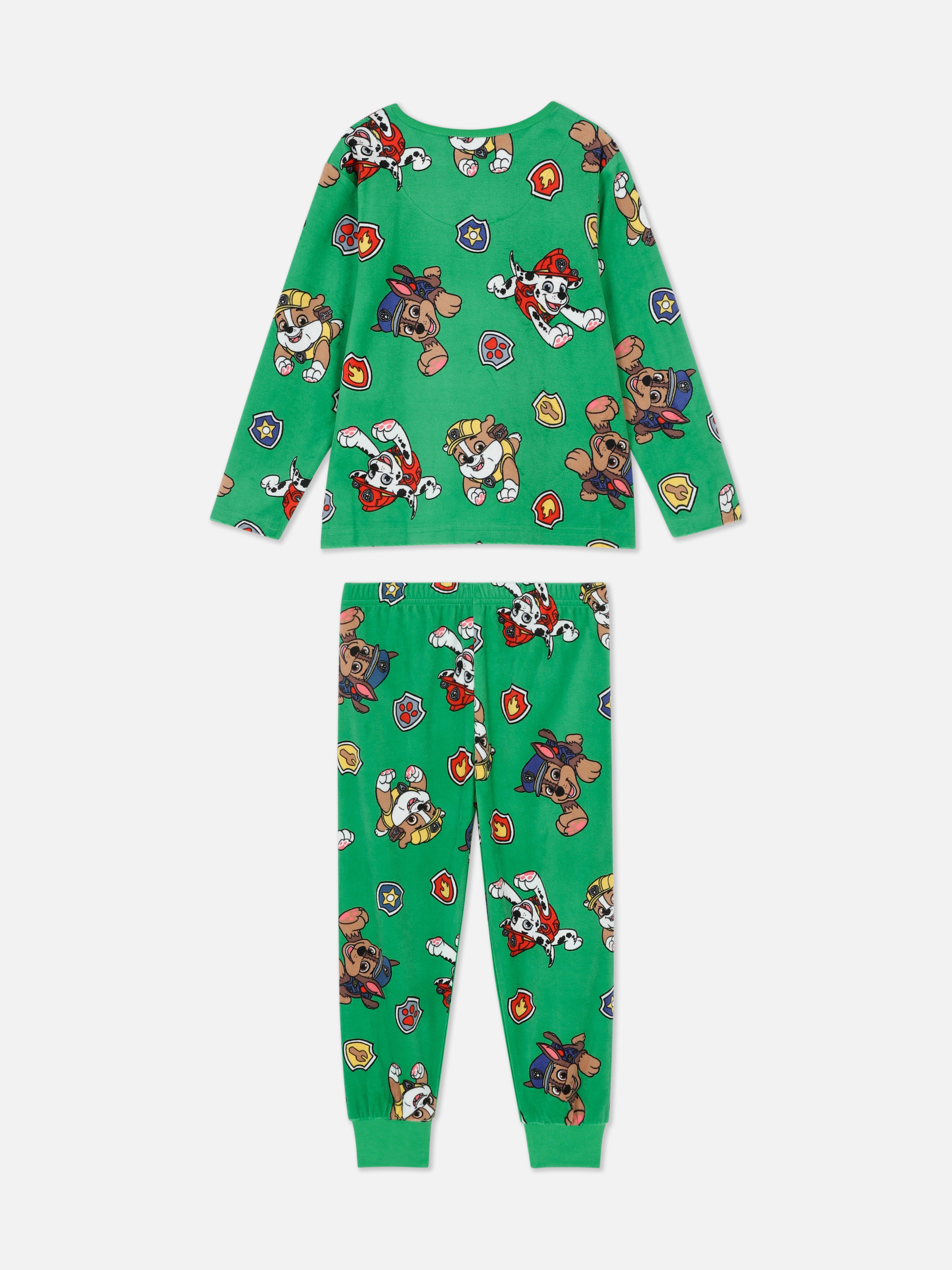 Pijama lungă din velur PAW Patrol O pijama PAW Patrol cu mâneci lungi cu cei mai drăguți căței în rol principal