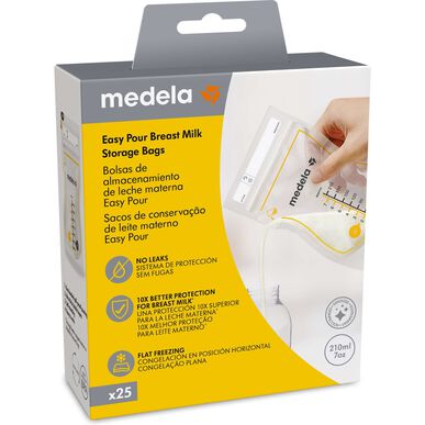 Medela Easy Pour förvaringspåsar för bröstmjölk 25 enheter