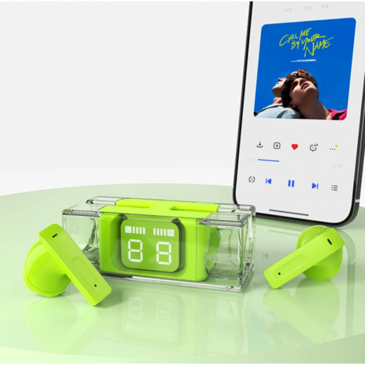 Fones de ouvido sem fio Smartek TWS-E90, fones de ouvido estéreo esportivos com microfone e controle por toque.