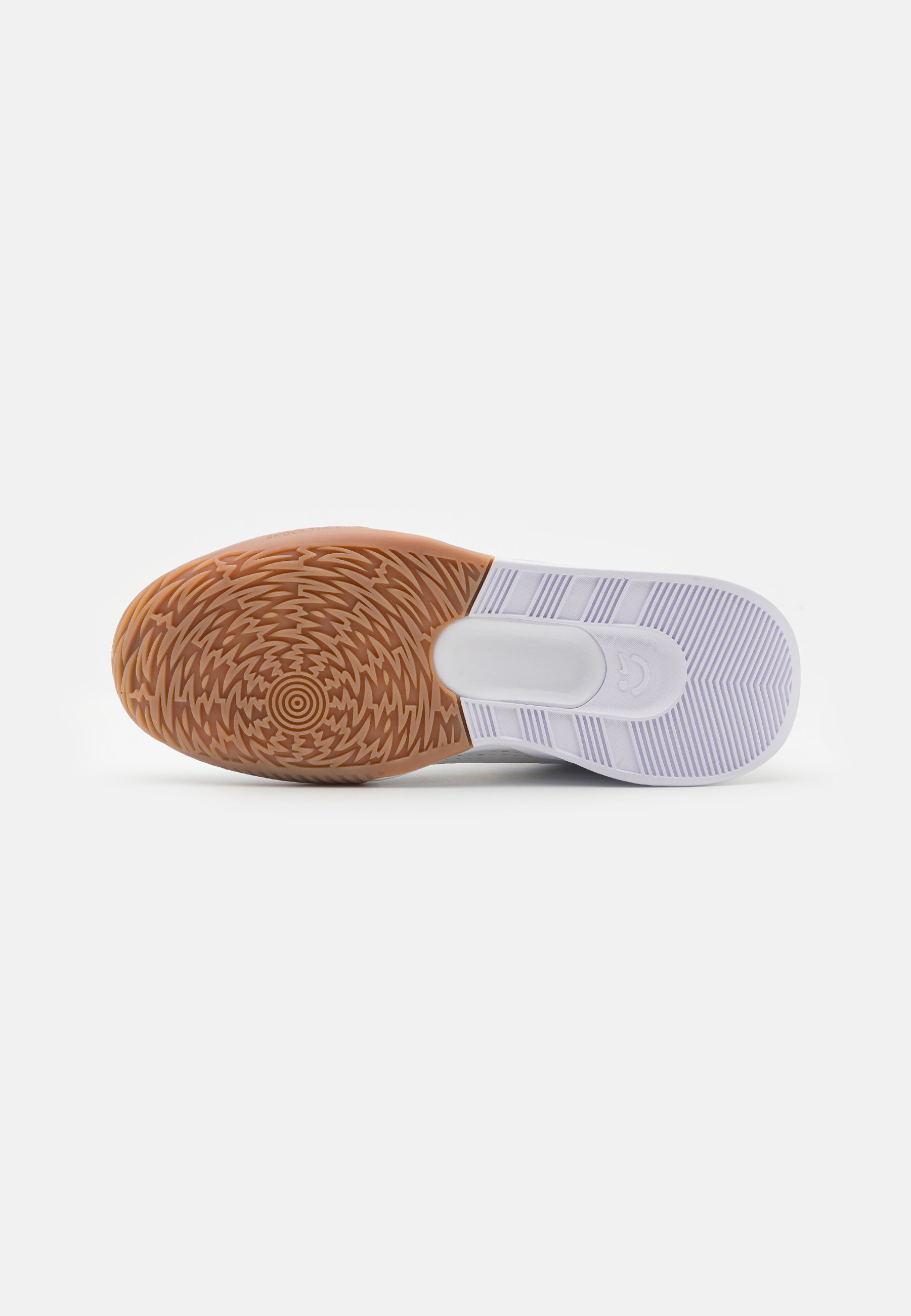 Nike Performance CROSSCOURT - Multicourt tennisschoenen - wit/puur platina/middenbruin