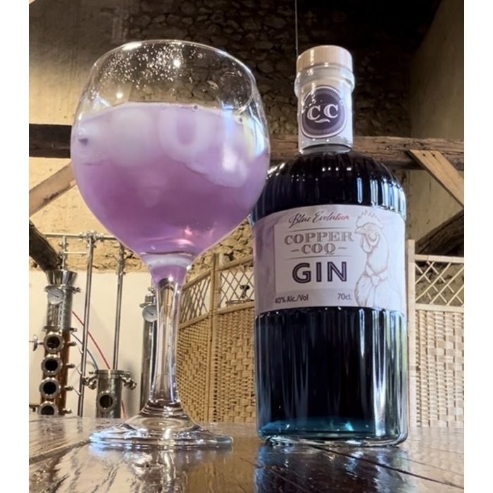 Gin Copper Rooster Magic Blue