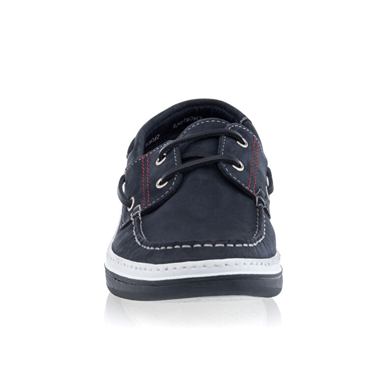 Mocasines/zapatos náuticos azules para hombre