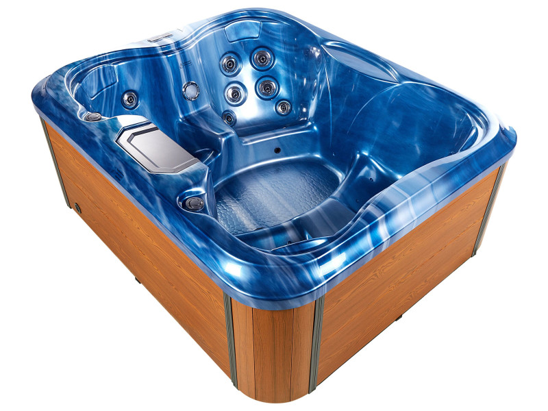 Wanna ogrodowa SPA hydromasaż 4-osobowa niebieska
