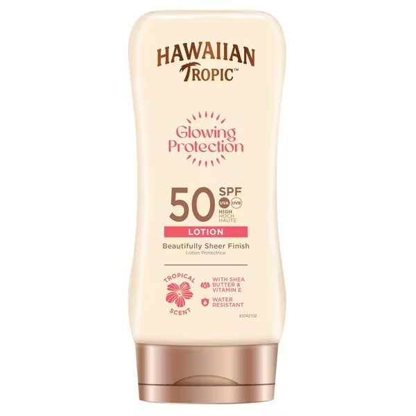 Hawaiian Tropic Glowing Protection SPF50 Pleťové mlieko 180 ml