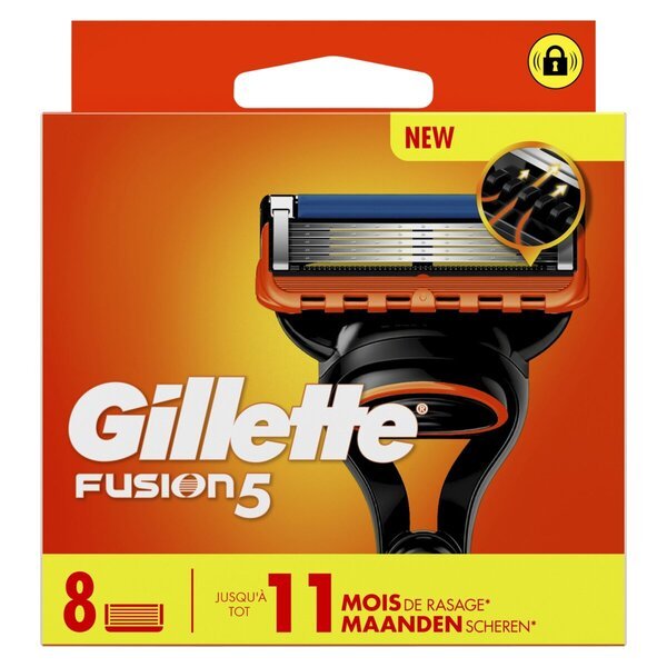 Gillette Fusion 5 oštrica za brijanje<br>8 komada