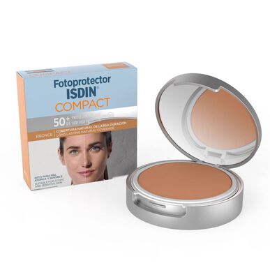 Isdin Kompaktní bronzový opalovací krém na obličej SPF50 10g