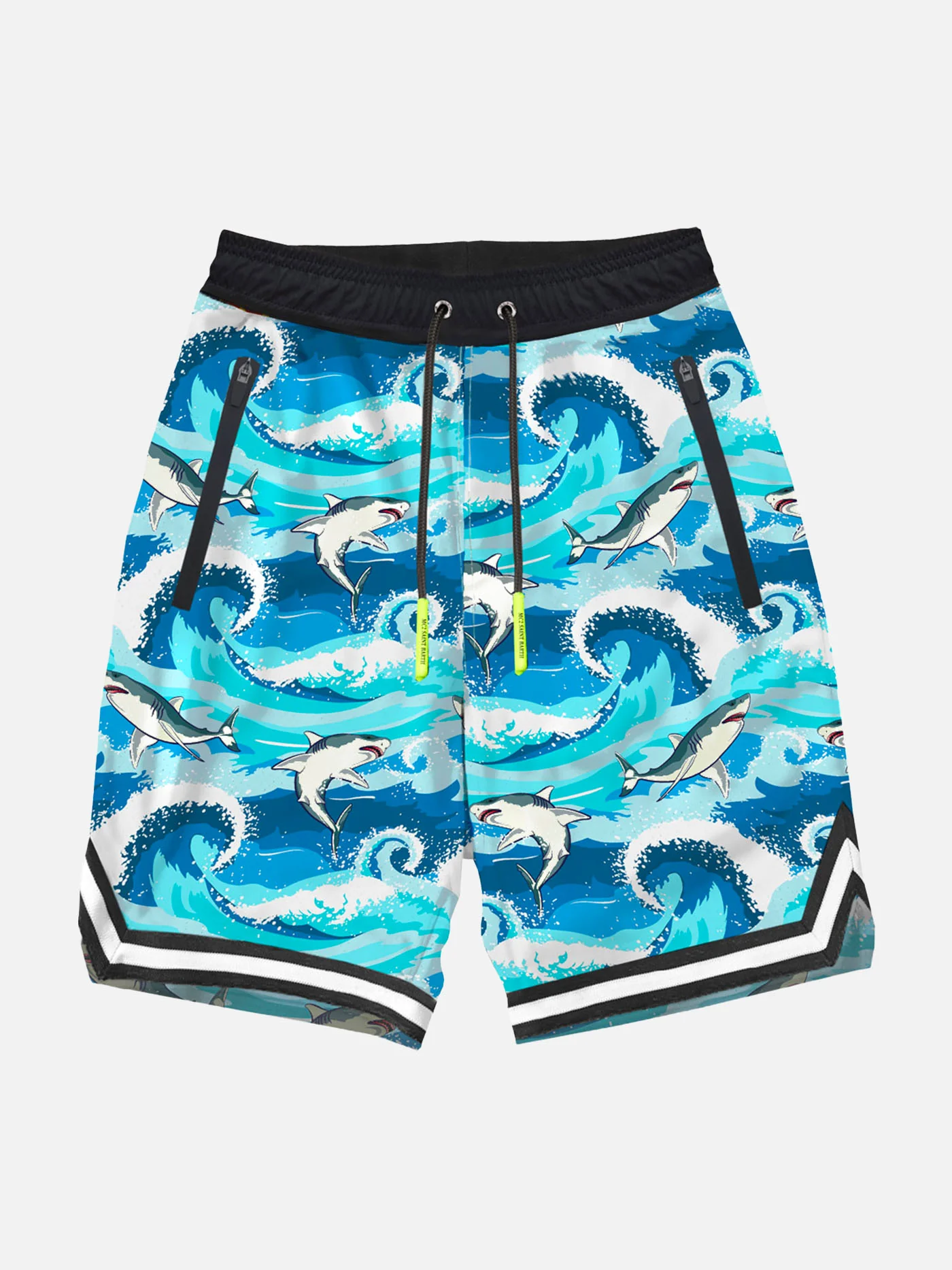 Traje de baño infantil con estampado de tiburón estilo surf