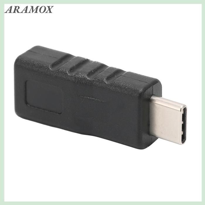 ARAMOX Adaptateur de type C vers mini USB 2.0 femelle Type -C Extension Adapter Converter pour les video videoprojecteur