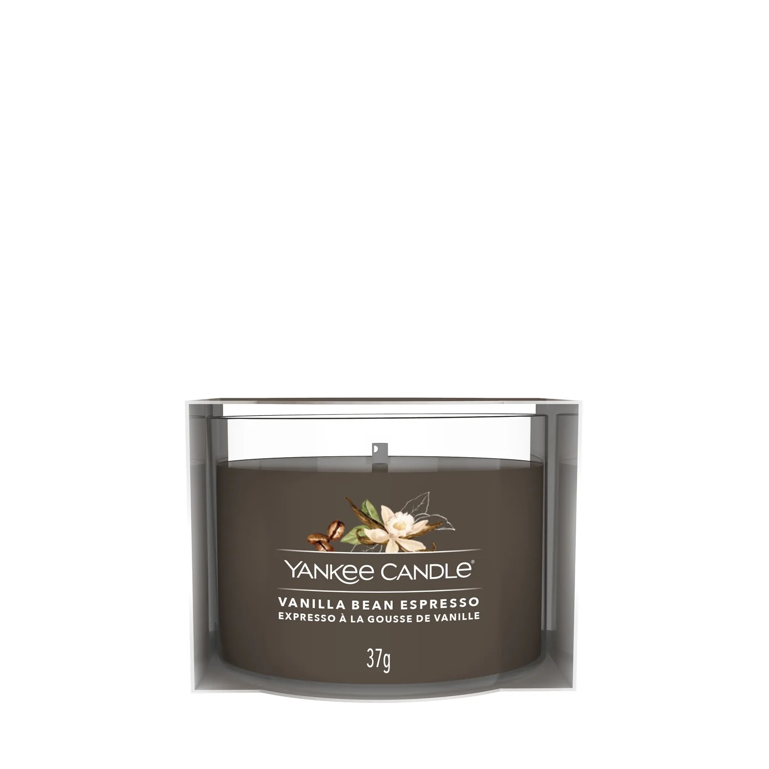 Filled Votive Candles Vanilla Bean Espresso - Candela Profumata