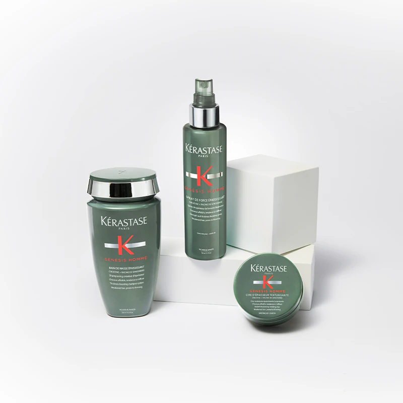 Kérastase Genesis Homme Cire D'Épaisseur Texturisante pasta modeladora para cabelos fracos e com queda
