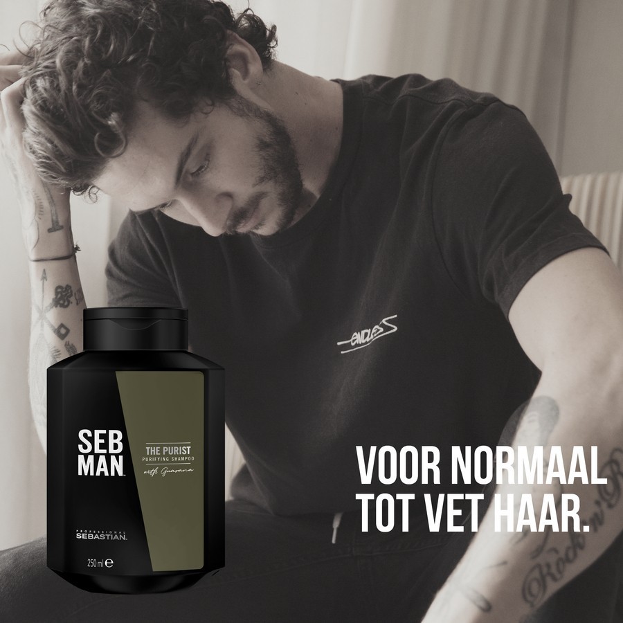SEB MAN Haarshampoo The Purist valomasis šampūnas - 250 ml