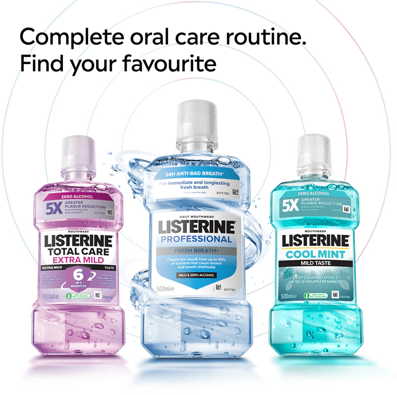 Enxaguante bucal Listerine Professional Fresh Breath+