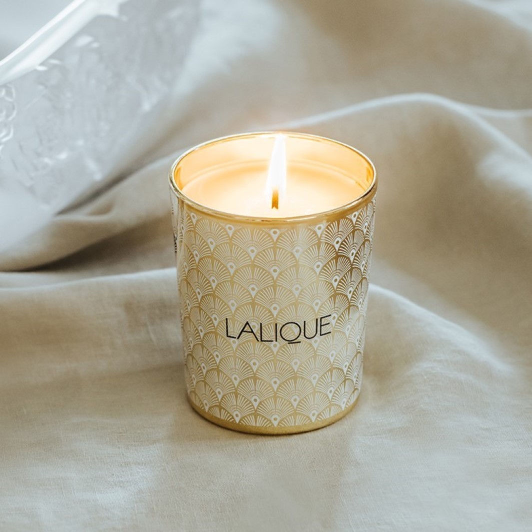 Lalique Candle Noir Premier Plume Blanche - 190 g
