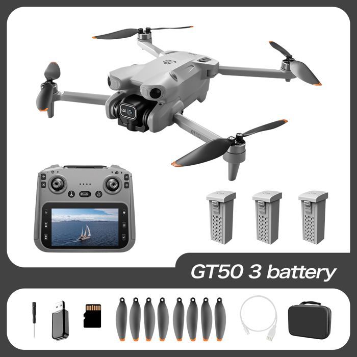 Dron con cámara, control remoto con pantalla de 5,64