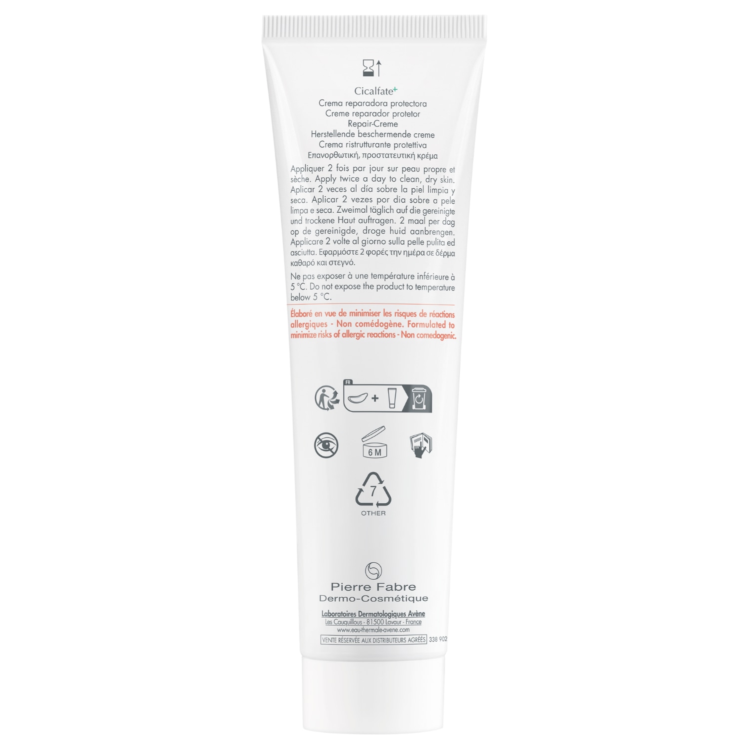 Avène Körpercreme Cicalfate + Reparierende Schutzcreme - 40 ml