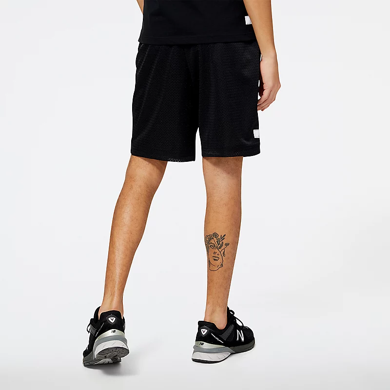 Męskie spodenki NB Hoops Essentials Fundamental - CZARNE