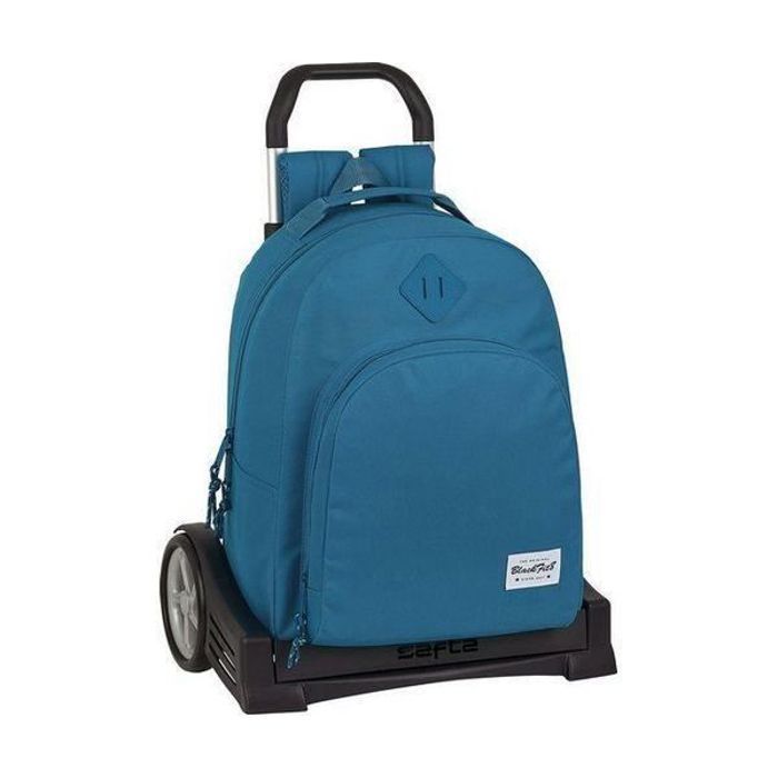 Cartable à roulettes - BlackFit8 - Egeo Bleu - Polyester - Acier - 85 cm