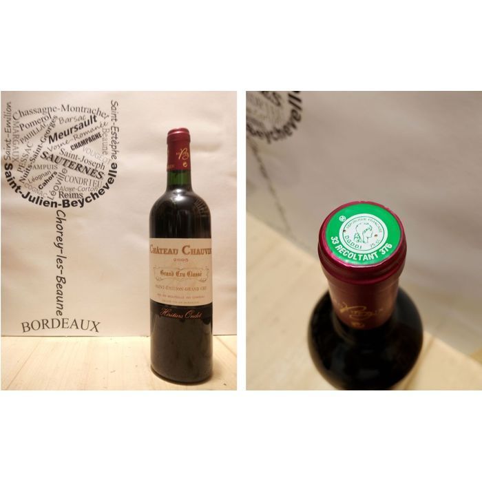 Château Chauvin 2005 - Saint-Emilion - Grand Cru Classé - 1 x 75 cl - Vino tinto
