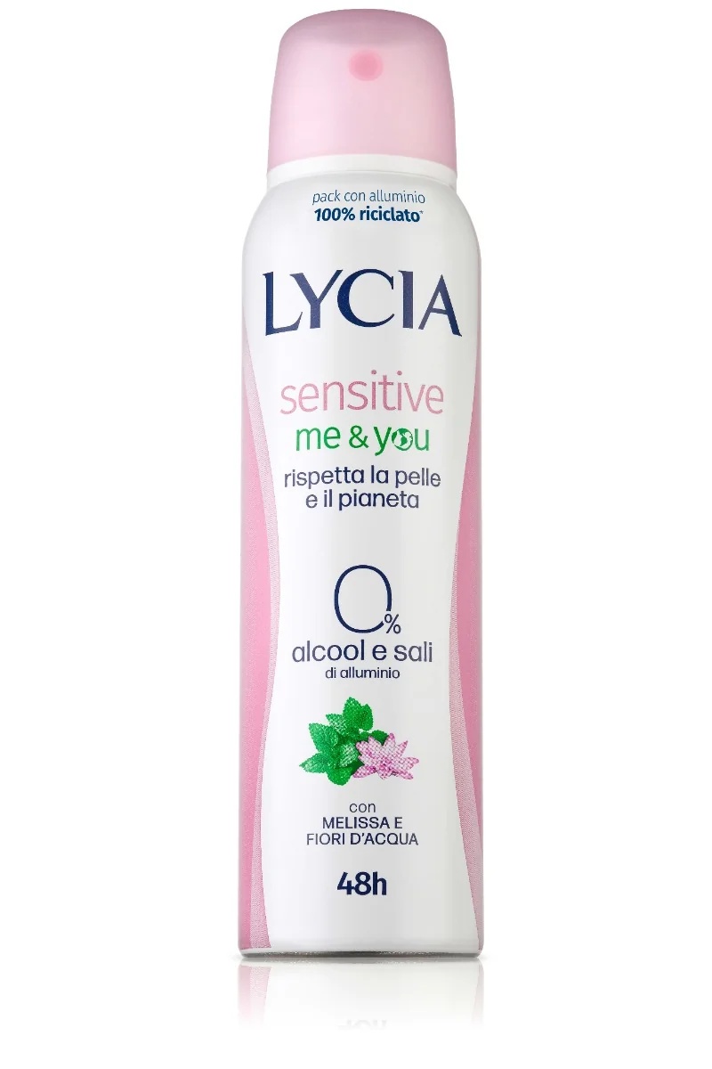 LYCIA Spray Lycia Sensitive Me & You Nouveau déodorant doux 150 ml 48h