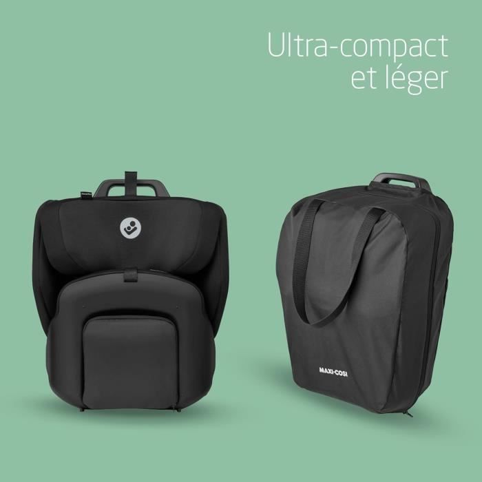 Silla de coche elevadora plegable MAXI-COSI Nomad Plus - Negra - Grupo 1 - i-Size - Arnés de 5 puntos