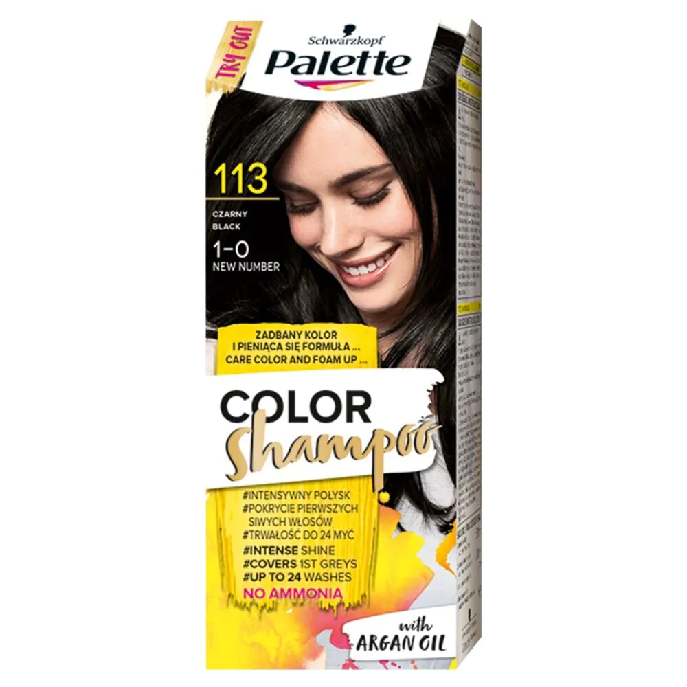 Palette Szampon Koloryzujący 113 Czerń