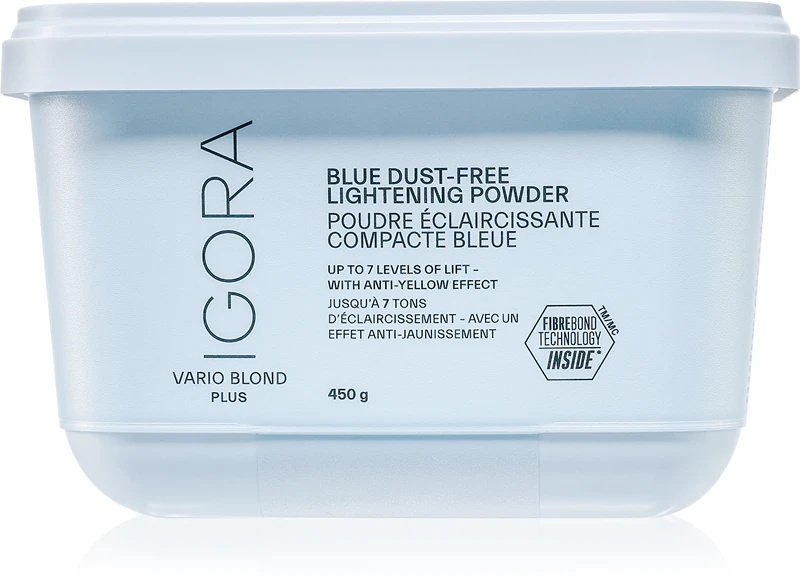 Schwarzkopf Professional IGORA Vario Blond Blue Dust-Free Lightening Powder glineni posvetljevalec za blond lase