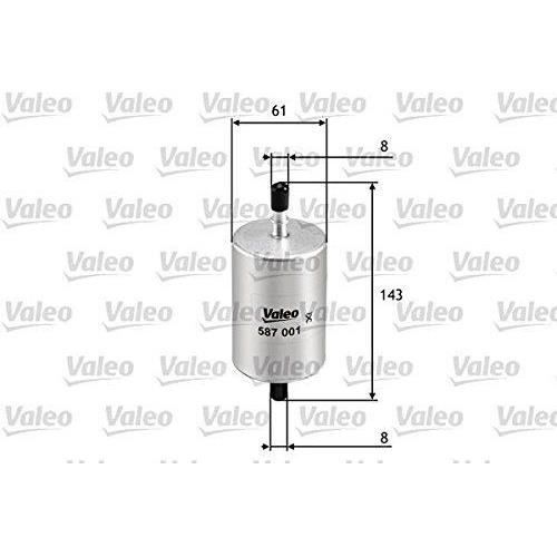 Filtro de combustible para Peugeot 206 1.4i y Peugeot 206 1.1i - VALEO - 587001