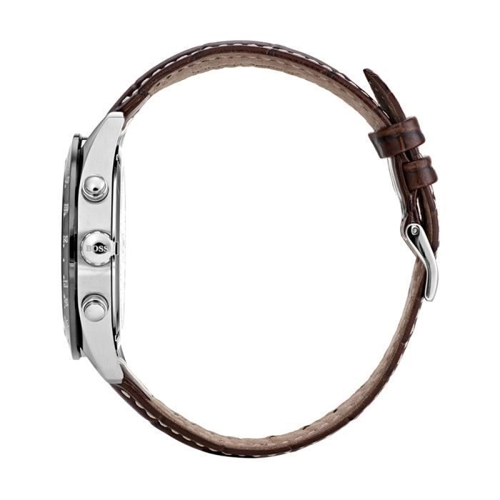 Reloj cronógrafo Hugo Boss para hombre con movimiento de cuarzo y correa de cuero 1513598