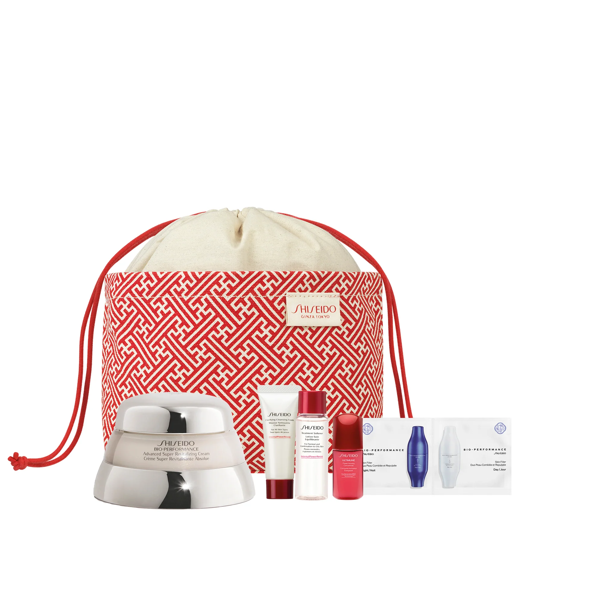 Bio-Performance Bio-Performance Pouch Set - Cofanetto Antirughe, Tratt.viso 24 ore antirughe