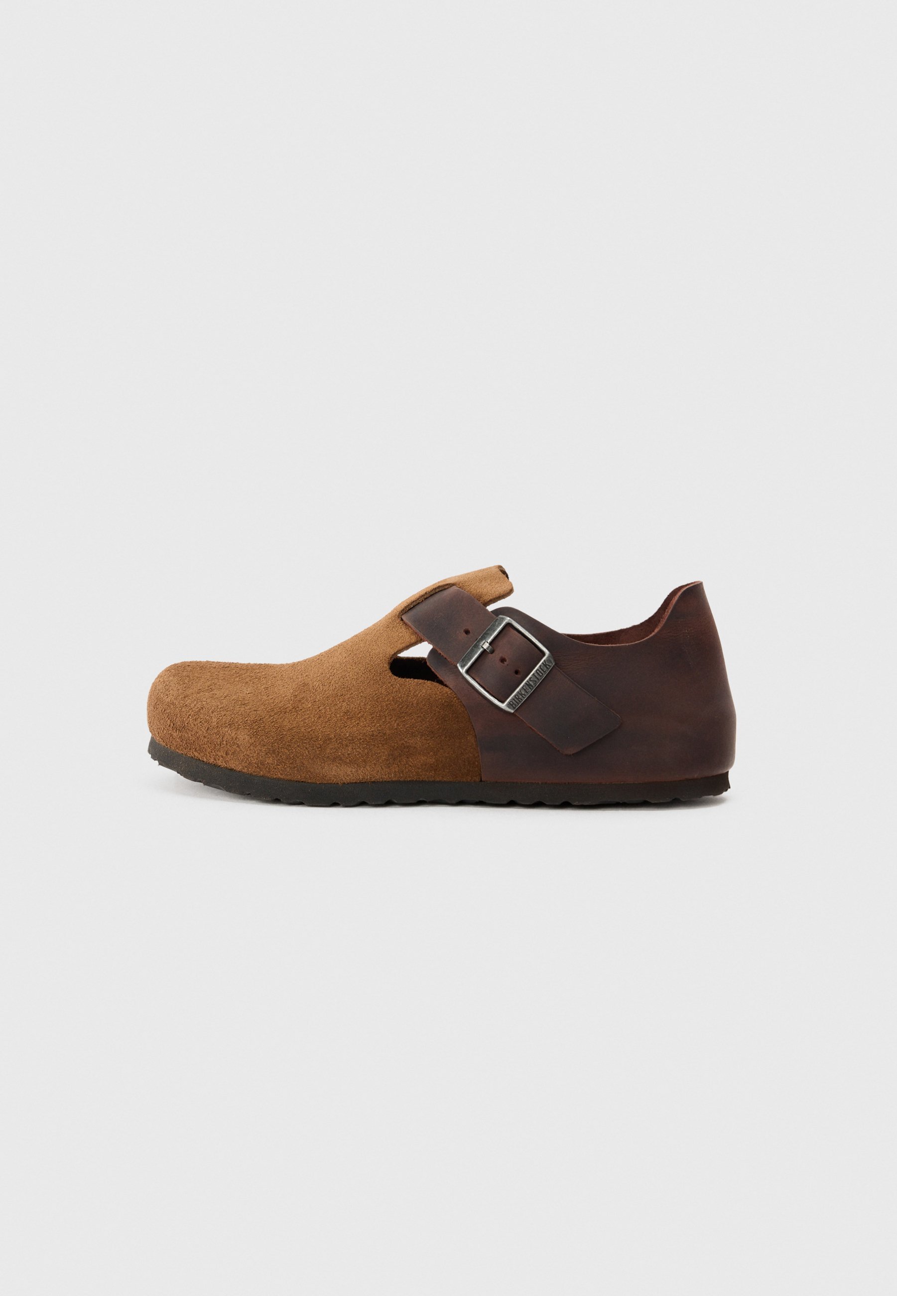 Birkenstock LONDON UNISEX - Slip-ons - dark tea