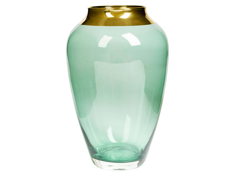 Wazon szklany Elegance III 23 cm zielony