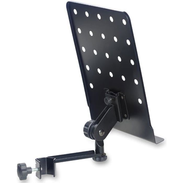 Support plate with arm - FEBEST - MUS-ARM 1 - Size S - Black - 31.5x24 cm - Stable mounting - Metal - 1.05 kg